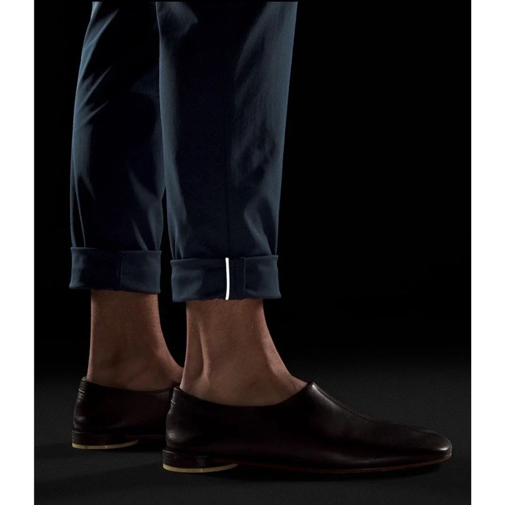 NWT Lululemon ABC Slim Fit Trouser Pants Men‎ 38 x 28 Chino Navy Blue Warpstreme